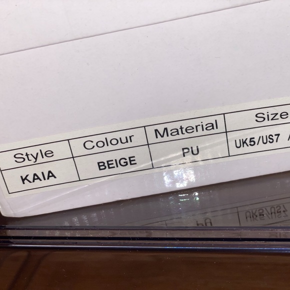 Nude Snake Print Heels - Picture 5 of 6